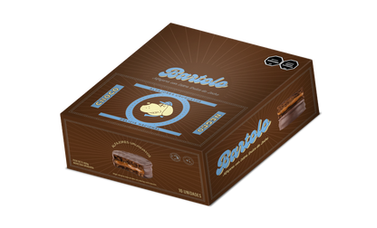 Alfajor Choco Negro 80g - Caja 10 Unidades