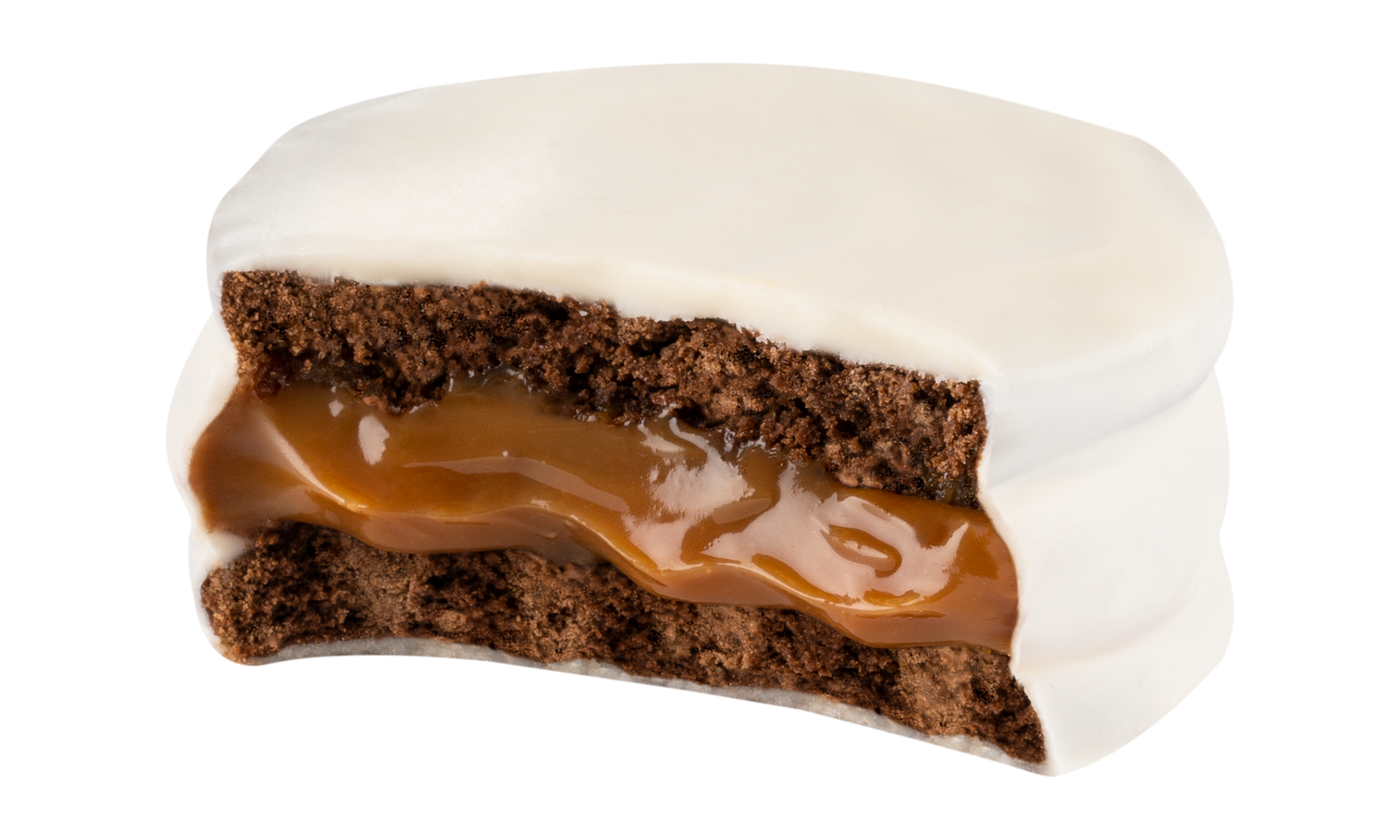 Alfajores Choco Blanco 80g - Caja 10 Unidades