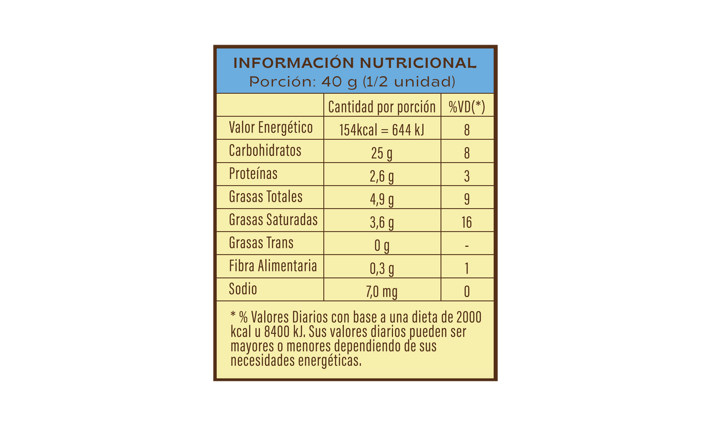 Alfajor Choco Negro 80g - Caja 10 Unidades